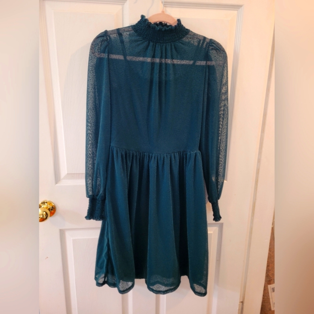 RW&Co Dark Green Dress -size small